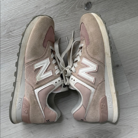 New Balance Blush Link Lace Up Sneakers Size 6 - Picture 7 of 11
